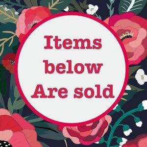 Everything beyond this point is sold!